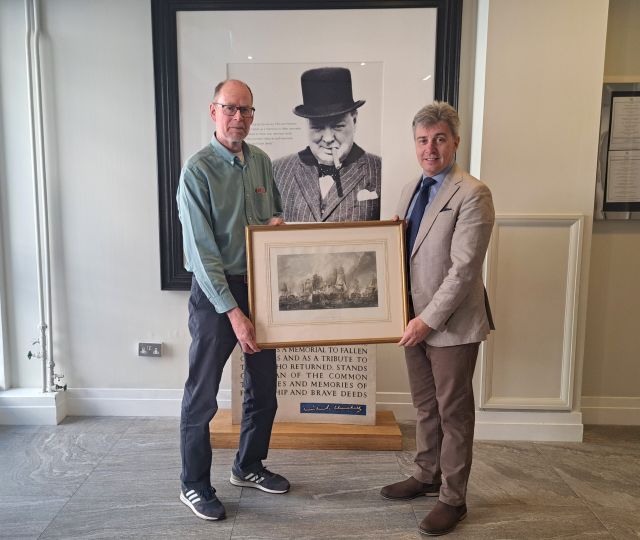 Trafalgar Engraving Donated to the VSC image