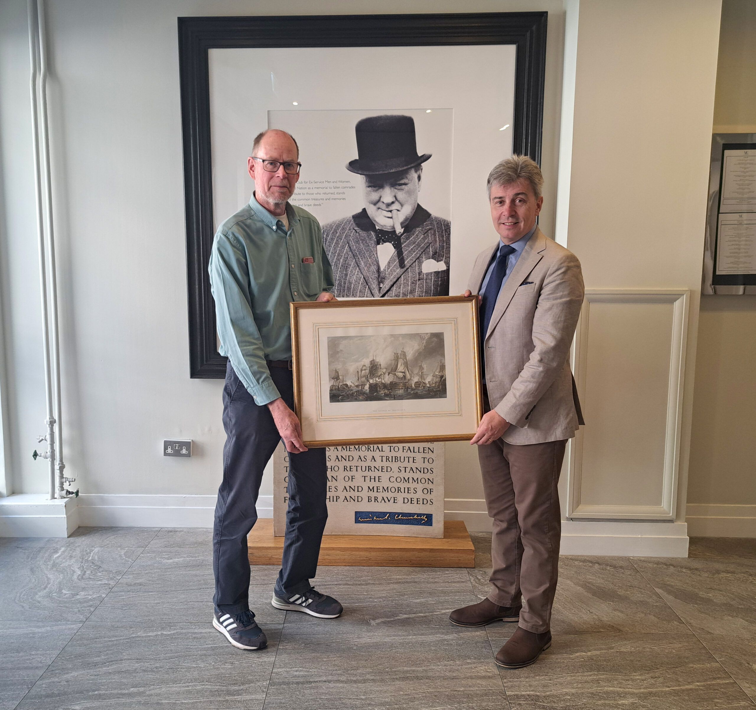 Trafalgar engraving Donation to the VSC